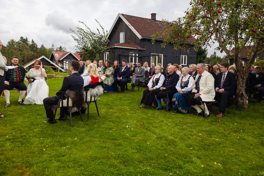 Jørgen før seremonien