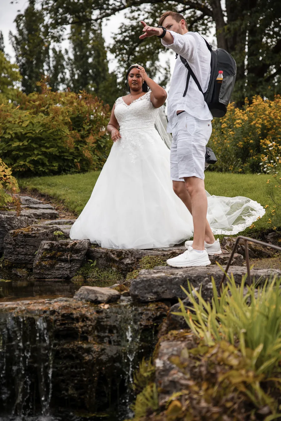 Hewan og Robert — portrett i Botanisk hage